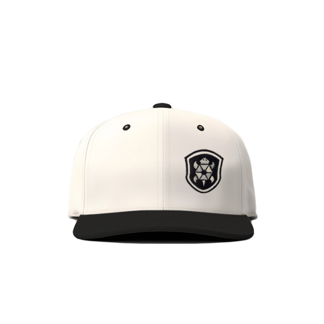 Turtle Island Lacrosse White & Black Snapback